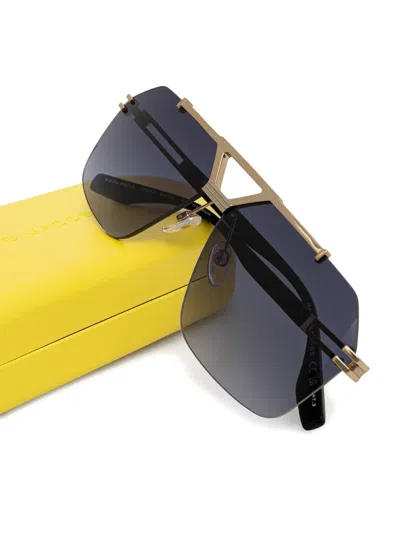 Marc Jacobs Geometric-frame Sunglasses In Blue