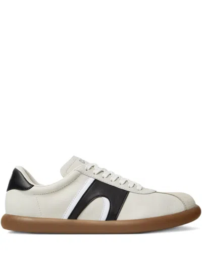 Camper Pelotas Soller Leather Sneakers In White