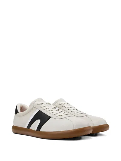 Camper Pelotas Soller Leather Sneakers In White
