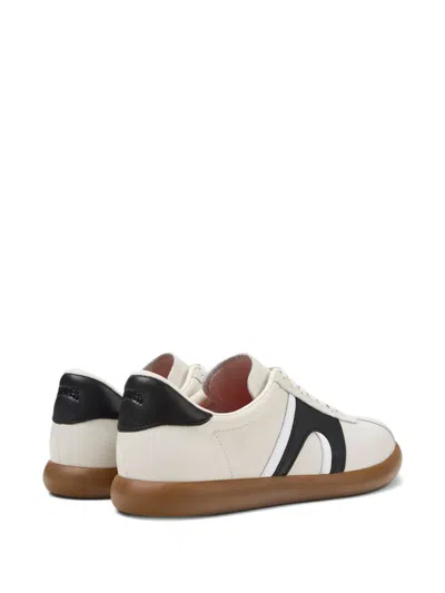 Camper Pelotas Soller Leather Sneakers In White