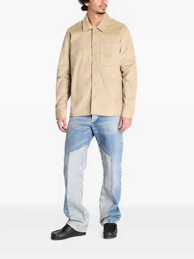 Dickies ロゴパッチ シャツ In Nude
