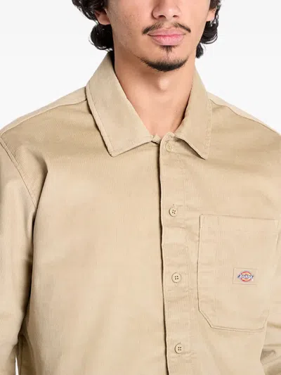 Dickies ロゴパッチ シャツ In Nude