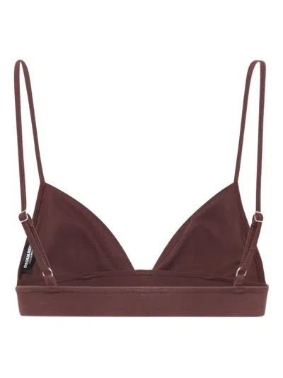 Dsquared2 Heritage Bra In Brown