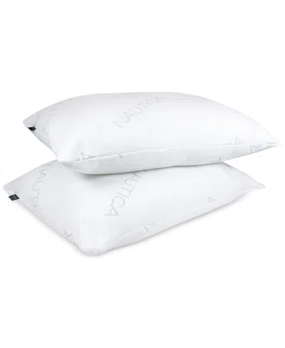 Nautica Diagonal Knit 2-pack Pillow, King In White
