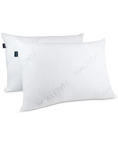 Nautica Diagonal Knit 2-pack Pillow, King In White