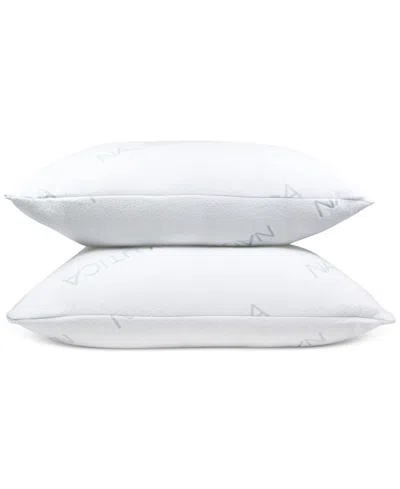 Nautica Diagonal Knit 2-pack Pillow, King In White