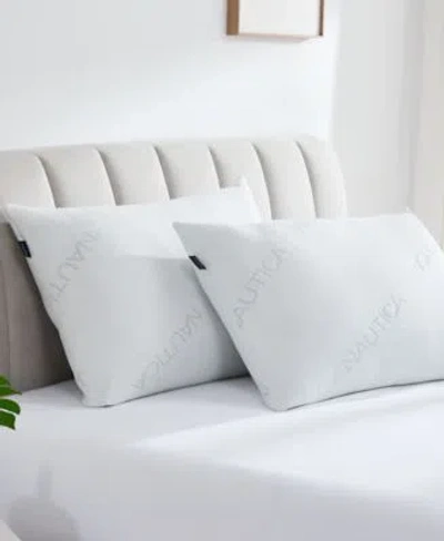 Nautica Diagonal Knit 2-pack Pillow, King In White