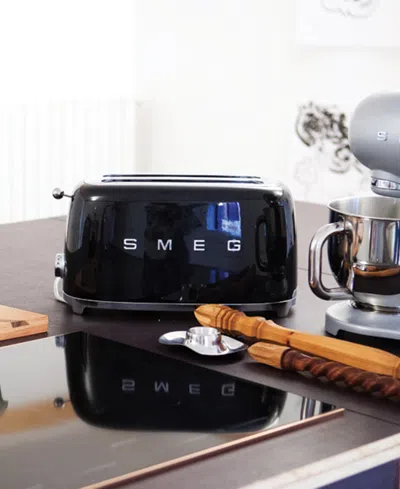 Smeg 4-slice Toaster In Black