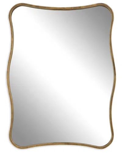 Uttermost Pavia Curvy Vanity Mirror In Gold