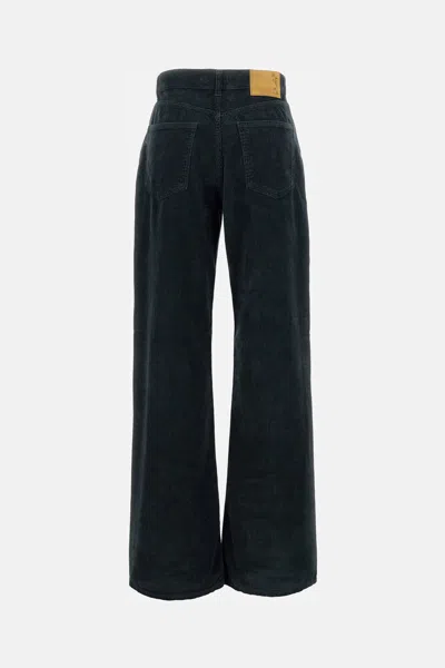 Haikure Wide-leg Trousers With Back Pockets In Black