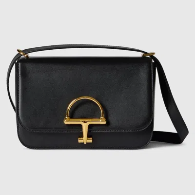 Gucci Schultertasche Siena Small Aus Leder In Black