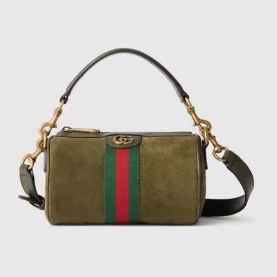 Gucci Mini Handbag Featuring Top Handle In Brown
