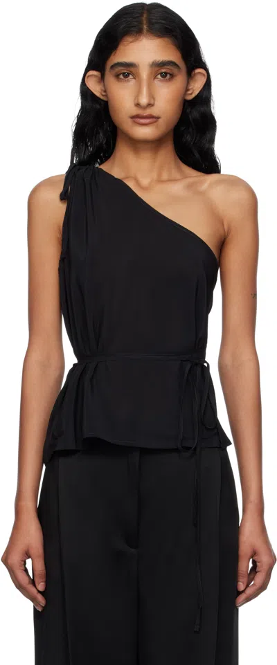 Baserange Black View Camisole In Black