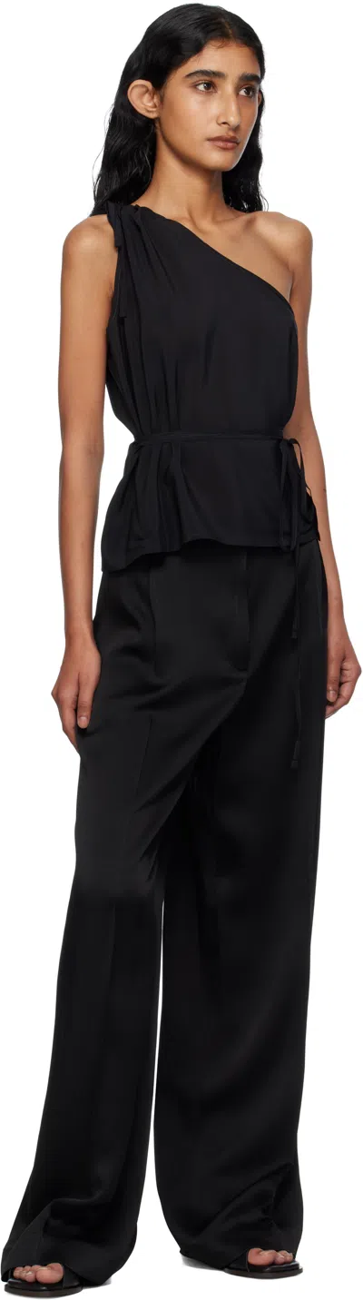 Baserange Black View Camisole In Black