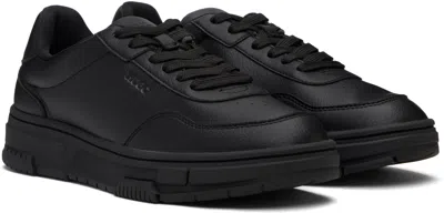 Hugo Boss Hugo Sneaker With Zigzag Detail In Black
