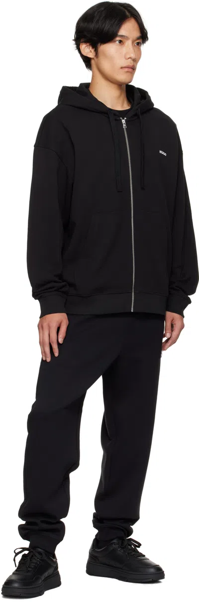 Hugo Boss Hugo Sneaker With Zigzag Detail In Black