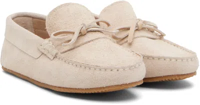 Abra Ssense Exclusive Beige Spike Loafers In Brown