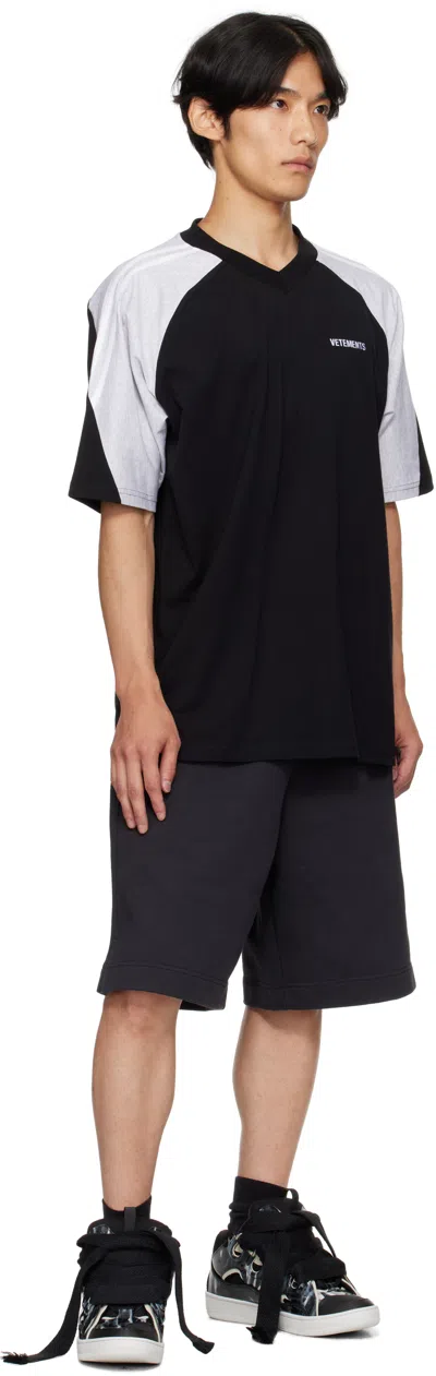 Lanvin Black Curb Leather Sparkles Sneakers In Multi