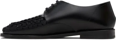 Hereu Black Alaro Lace-up Derbys In Black