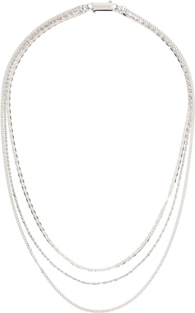 Numbering #7743 Necklace In Silver
