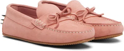 Abra Ssense Exclusive Pink Spike Loafers In Pink