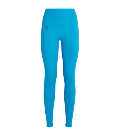 On Studio Crop Leggings In Blue