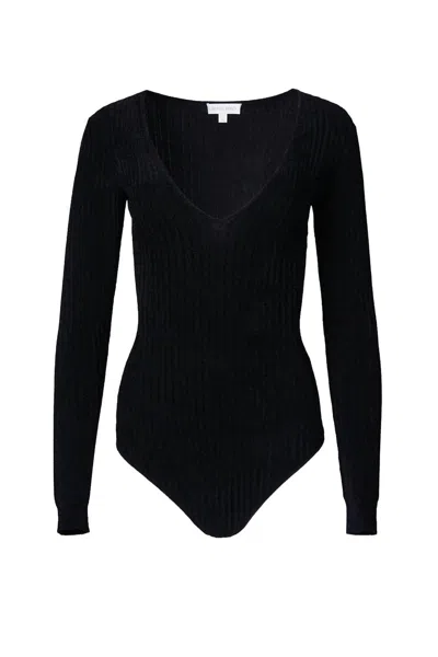 Ronny Kobo Talma Bodysuit In Black