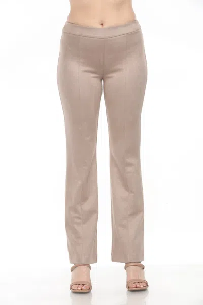 Joseph Ribkoff Mid-rise Pull On Flared Trouser In Latte In Neutral