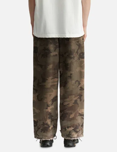 Piet Distressed Camo Oversized Denim In Multi