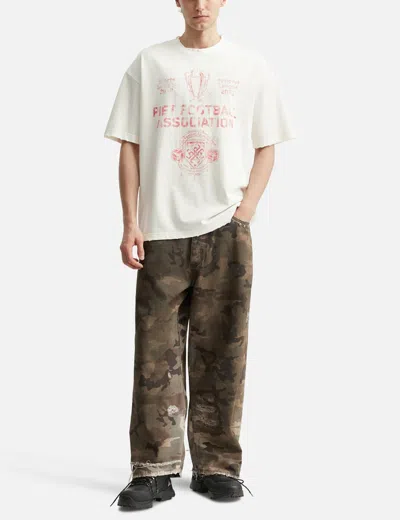 Piet Distressed Camo Oversized Denim In Multi