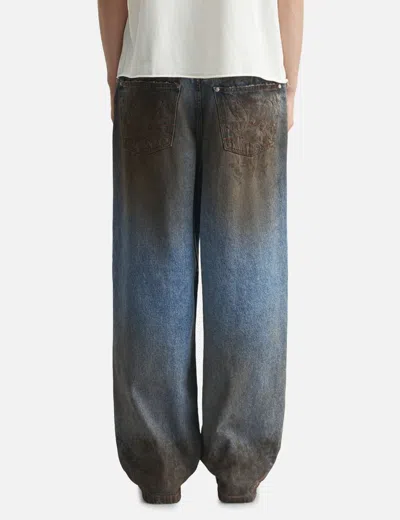 Piet Dirt Stained Oversized Denim In Blue