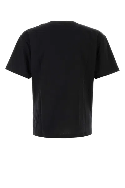 Valentino Crew Neck Graphic Print Short Sleeves T-shirt In Black