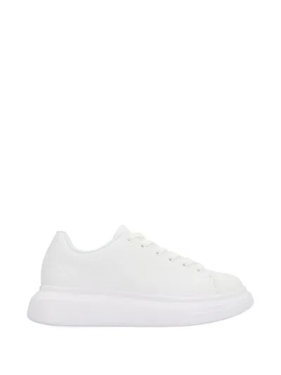Just Cavalli Debossed-logo Platform Sneakers In White