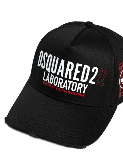 Dsquared2 Logo Cap In Black
