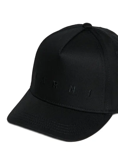 Marni Logo Cap In Black