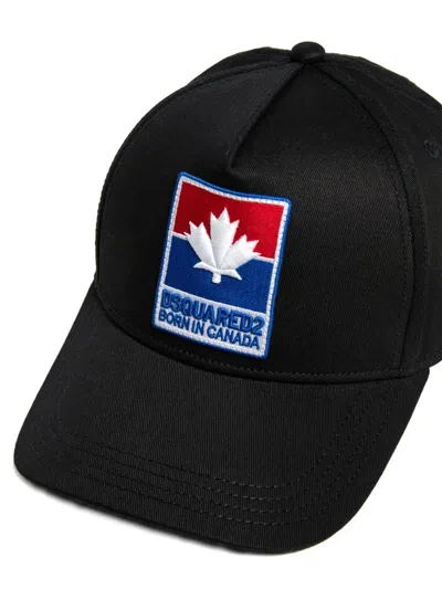 Dsquared2 Logo Cap In Black