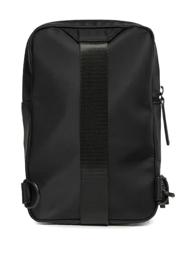 Diesel Logo-print Backpack In Black