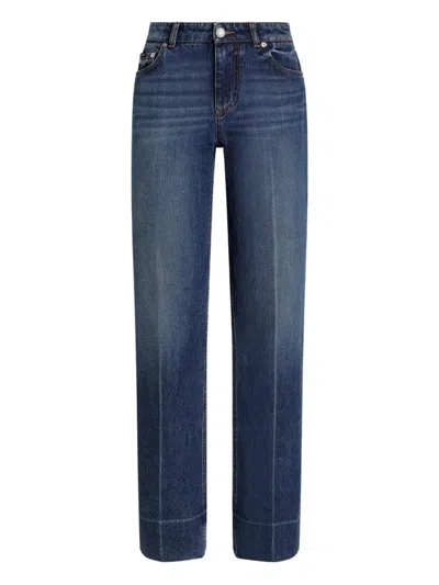Dolce & Gabbana 5-pocket Denim Trousers In Blue