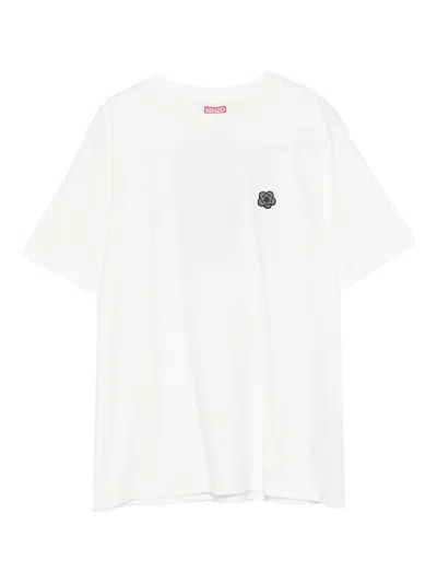Kenzo Boke Flower 2.0 T-shirt With Embroidery In White