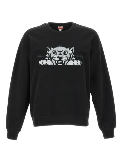 Kenzo Silm Fit Sweatshirt In Black