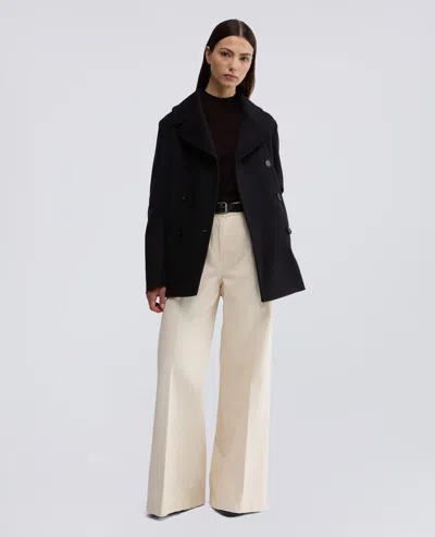 Aspesi High-waisted Wide-leg Pants With Belt Loops And Seam Details In Neutral