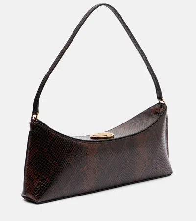 Jacquemus Ovalo Clutch In Brown