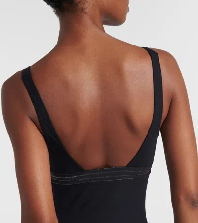 Eres Stretch Nylon Swimsuit Sillage In Black