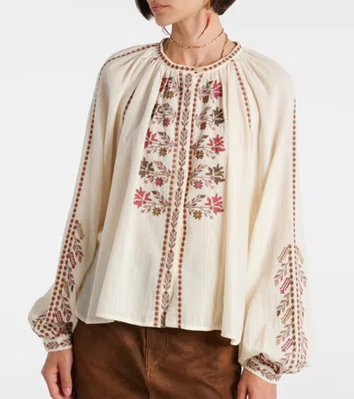 Isabel Marant Étoile Marant Etoile Women Lynne Biologic Cotton Shirt In Neutral