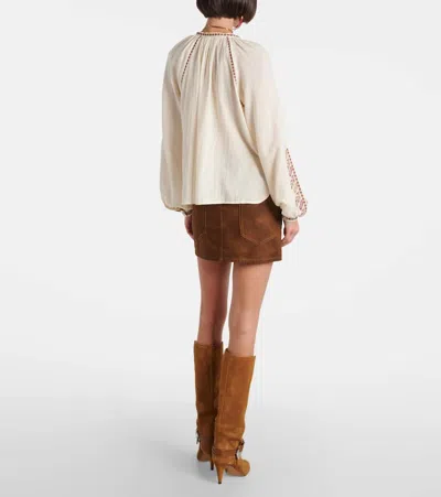 Isabel Marant Étoile Marant Etoile Women Lynne Biologic Cotton Shirt In Neutral
