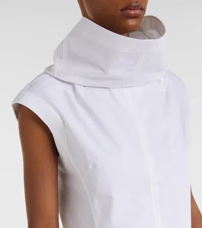 Jacquemus Turtleneck Top In White
