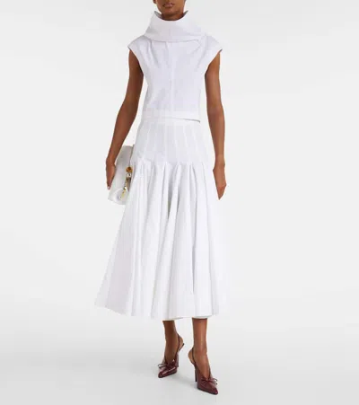 Jacquemus Turtleneck Top In White