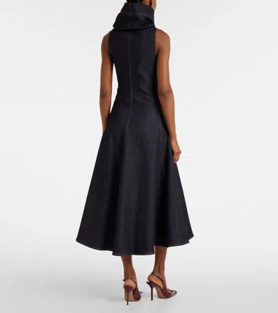 Jacquemus Sleeveless A-line Dress In Blue