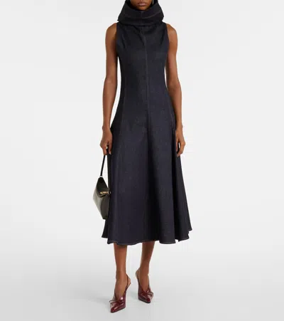 Jacquemus Sleeveless A-line Dress In Blue