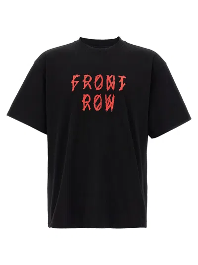 44 Label Group Drip Front Row T-shirt In Black
